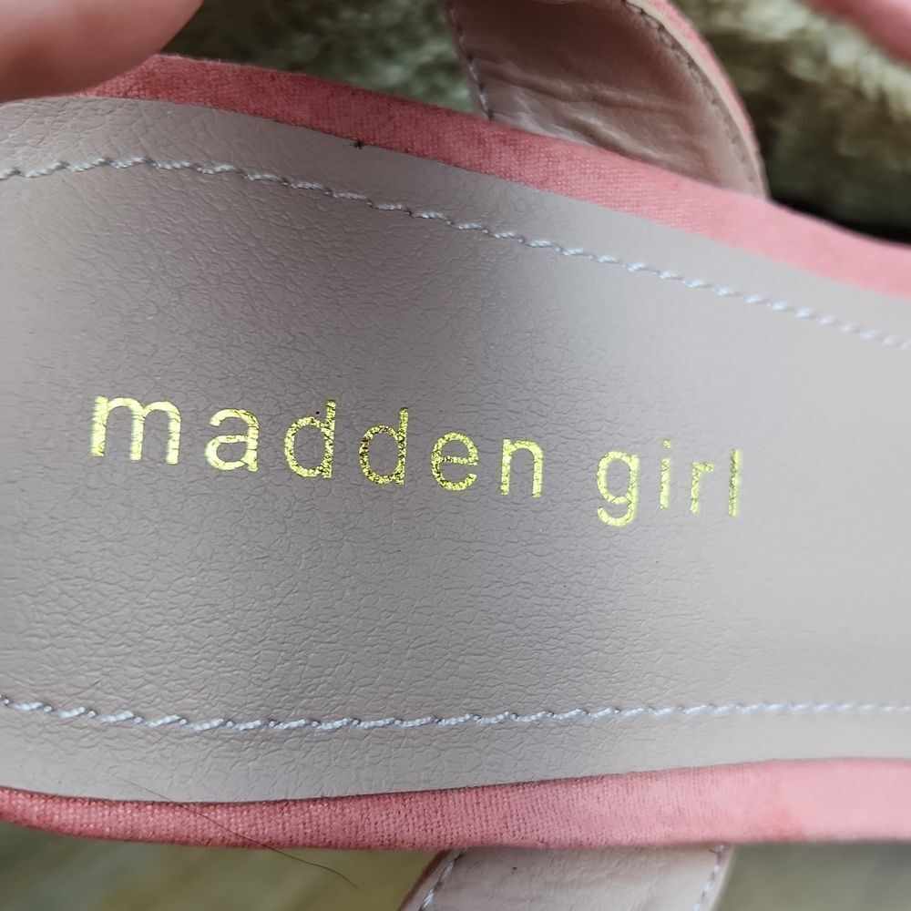 🔸️Madden Coral Vail Buckle Strap Espadrille Wedge Heels Size 8.5 - Picture 11 of 12